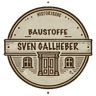 Rundes Logo mit der Aufschrift "Historische Baustoffe Sven Gallheber"